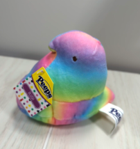 ONE Marshmallow Peeps rainbow striped chick Easter plush NEW UNSCENTED - £9.33 GBP