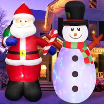 Christmas Inflatables Outdoor Decorations 5 FT Set of 2 Christmas Inflatable Sno - $123.03