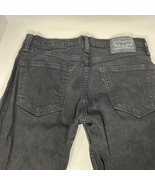 Levis 511 Slim Fit Jeans Mens 32x32 Black Stretch Denim Cotton Blend Pants - $38.55 CAD