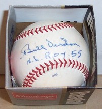 Bill Virdon Autographed Baseball with 55 ROY Inscription Signed Yankees ... - £41.77 GBP
