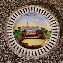 Decorative Plate Lookout Mountain Colorado Porcelain 7.5&quot; Made In Japan ... - £2.87 GBP