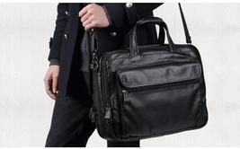 Men Briefcases Business Portable Big Capacity Shoulder Messenger Bag - £78.06 GBP