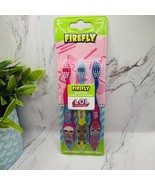 3 Soft Toothbrushes LOL Surprise Firefly Value Pack Pink Aqua Blue - $237.69 MXN