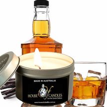 French Vanilla Bourbon Eco Soy Wax Scented Tin Candles, Vegan, Hand Poured - £11.99 GBP+