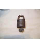 Vintage SARGENT LOCK  padlock with ONE KEY - $19.79