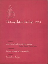 Vintage Metropolitan Living 1954 American Institute of Decorators Brochure - $150.57 MXN