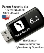 Parrot Security 6.2 Bootable USB | UEFI &amp; Legacy Mode | Live/Installer F... - $17.64 CAD