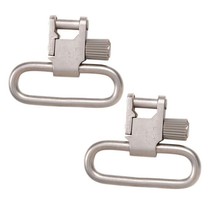 Uncle Mike&#39;s 1.25&quot; Quick Detach Super Sling Swivel Pair Stainless - £11.64 GBP