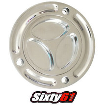 GSXR 600 Gas Cap 2004-2017 2018 2019 2020 2021 Suzuki Chrome Fuel Tank Keyless - £22.06 GBP