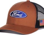 OC Sports American Flag Hat Adjustable Mesh Trucker Cap Multicolor - $17.59