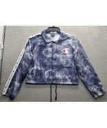 Champion Athleisure Rain Jacket Women S Multi Mesh Lined Cropped Tie Hem... - $21.33