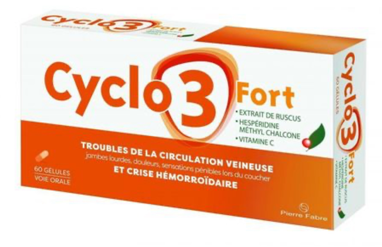 CYCLO 3 FORT Heavy Legs & Hemorrhoidal Attack - 60 Capsules