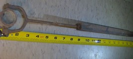 19&quot; Antique Lead Pot Plumber ladle smelter dipper swivel cup mould w Woo... - $5,766.00 MXN