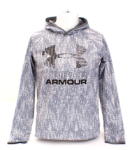 Under Armour Storm Gray Digital Camo Hooded Pullover Hoodie Youth Boy&#39;s ... - $79.19