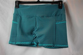 NIP Tasada Black/Turquoise Rear Enforced Workout Shorts Lrg Butt Lifting Pocket - £8.53 GBP