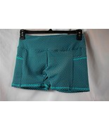 NIP Tasada Black/Turquoise Rear Enforced Workout Shorts Lrg Butt Lifting... - £8.52 GBP