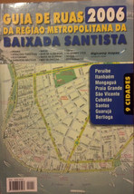  Guide/map book to Baixada Santista - paperback (in Portuguese) - $7.95