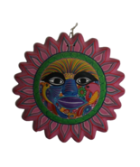 Matte Mexican Folk Art Terra Cotta Sun Face Wall Cabo San Lucas Celestia... - $532.59 MXN