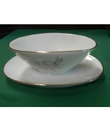  Magnificent ROSENTHAL Germany PEACH BROWN-GRAY ROSE . Attached GRAVY BOAT - £23.41 GBP