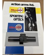 1991 ACTION ARMS LTD SPORTING OPTICS CATALOG, RIFLE SCOPES,  MICRO DOT S... - $6.75