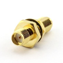 2-Pack Rf Coaxial Adapter With Waterproof Gasket Sma Coax Jack Connector... - $14.65