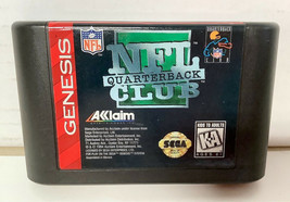 NFL Quarterback Club Sega Genesis 1994 Vintage Video Game CARTRIDGE Foot... - $6.53