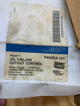 JOHNSON CONTROLSOIL FAILURE CUTOUT CONTROL P45NCA12C - $44.55