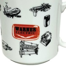 Vtg Warner Electric Coffee Mug Advertising Electrical Parts Auto Air Industry - £22.68 GBP