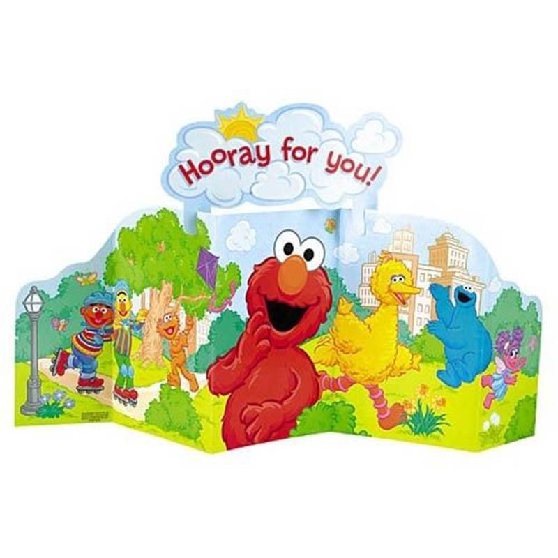 Sesame Street Hooray For Elmo Centerpiece Birthday Party Decoration 1 Count New