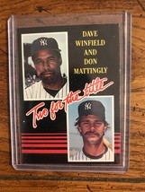 Don Mattingly/Dave Winfield Two For The Title Baseball Card (1310) - £3.99 GBP