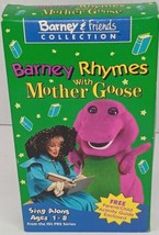 Barney - Barney Rhymes With Mother Goose Vtg VHS, 1993 Lyons Group  - £7.77 GBP