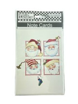 Mary Engelbreit Note Cards Santa Faces 8 Cards and Envs - £12.53 GBP