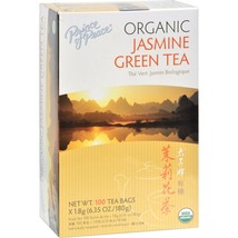 PRINCE OF PEACE ORGANIC GREEN TEA JASMINE, (100 TEA BAGS) - £13.43 GBP