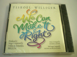 Yisroel Williger: We Can Make It Right (1998, Cd) Israel Hebrew World Music New! - £14.45 GBP