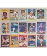 Atlanta,Milwaukee Braves Lot of 15 MLB Baseball 50&#39;s,60&#39;s,70&#39;s,80&#39;s,90&#39;s... - £11.38 GBP