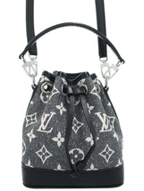 Louis Vuitton Monogram Jacquard Denim Nano Noe Shoulder Bag - £2,350.15 GBP