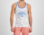 Sun + Stone Men&#39;s Surf Shop Regular-Fit Graphic Tank in Gentle Blue-Small - £11.23 GBP