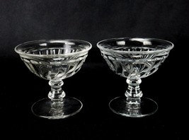 Vintage Fostoria &quot;Colony&quot; Glass Sherbet/Champagne Glass Pair of Champagne Glass - £10.20 GBP