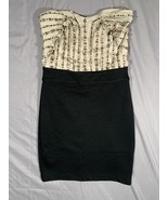 NIKIBIKI Women&#39;s Strapless Dress Beaded Top Size Small S Multicolored Ba... - £18.74 GBP