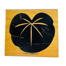 Vintage Stampin Up Lily Pad Flower Leave Frog Pond Rubber Stamp - $184.69 MXN