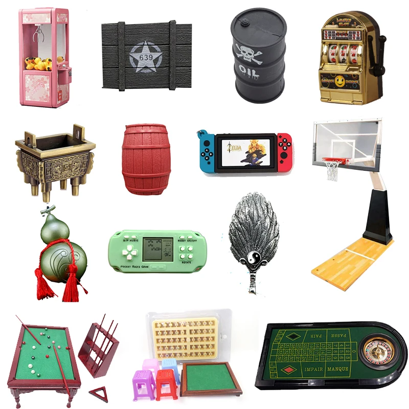 Doll House Scene Accessories Miniature Claw Machine Mini Miniature Game Console - £7.89 GBP+