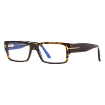 TOM FORD FT5835-B 052 Dark Havana/Clear Blue Light Block 54mm Eyeglasses... - $121.96