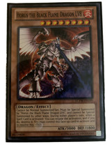 YUGIOH Horus the Black Flame Dragon LV8 Deck Complete 40 - Cards with Sleeves - £29.23 GBP