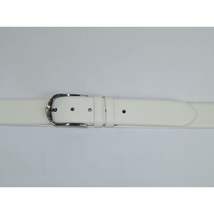 Men's Belt By PICCODER Turkey Genuine Leather Textured 3900 White image 4