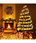 Christmas Ribbon Fairy Light – DIY Bow String Lights for Tree &amp; Home Dec... - $8.90+