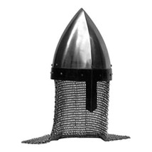 NAUTICALMART Normal nasal With Chain Mail Guard - Metallic - One Size - £61.36 GBP