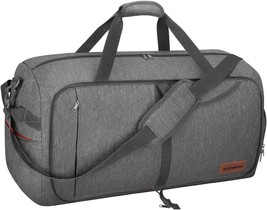 65L Travel Duffel Bag Weekender Bag with Shoes Compartment for Men Women... - £42.61 GBP