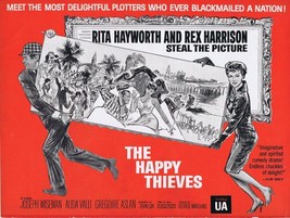 The Happy Thieves ORIGINAL Vintage 1962 9x12 Industry Ad Rita Hayworth - £38.82 GBP