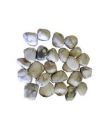 1 Lb Howlite, White Tumbled Stones - £25.85 GBP