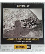 CAT Caterpillar New 2006 Legendary Large Heavy Equipment Calendar - £10.97 GBP